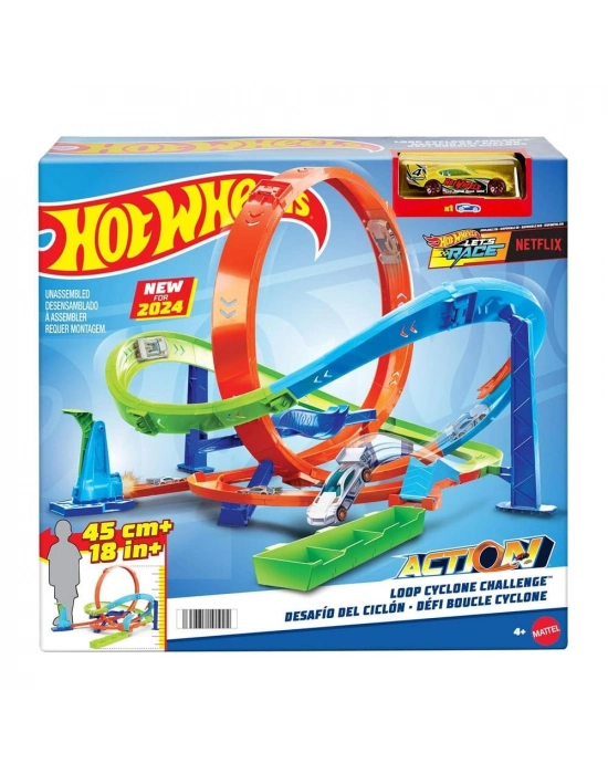 Hot Wheels Bumerang Çemberli Yarış Pisti HTK16