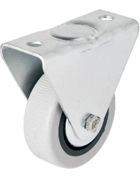 Hts 106 - 50 Mm Sabit Kapaklı Gri Pvc Teker