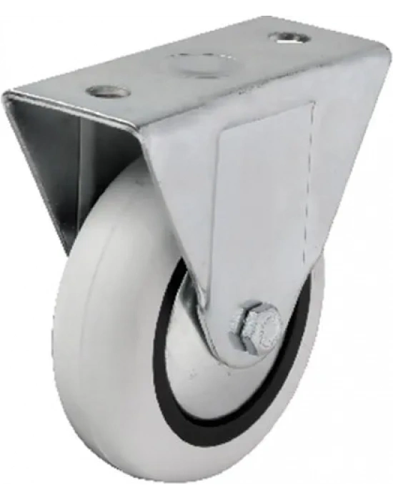 Hts 355 - 75x25 Mm Pvc Makaralı Sabit Teker 4 Adet