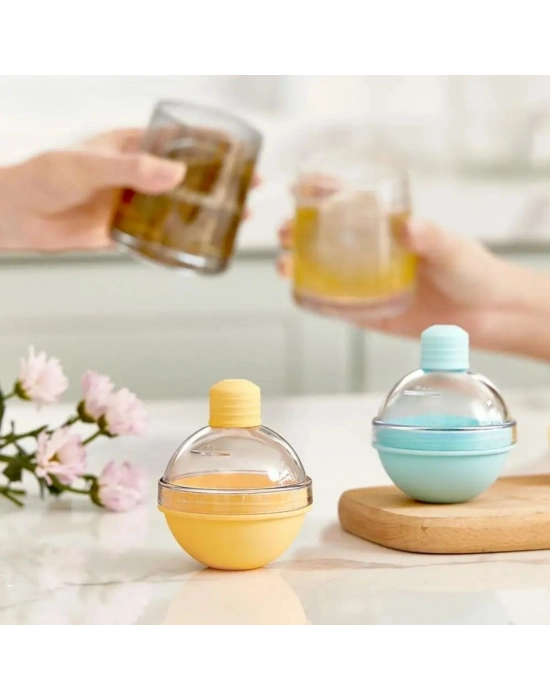 ®  Hunili Altı Silikon Kolay Çıkabilen Büyük Boy Küre Buzluk