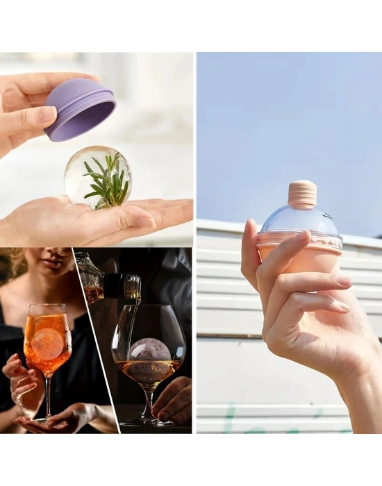 ®  Hunili Altı Silikon Kolay Çıkabilen Büyük Boy Küre Buzluk