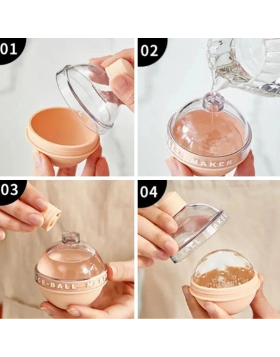 ®  Hunili Altı Silikon Kolay Çıkabilen Büyük Boy Küre Buzluk