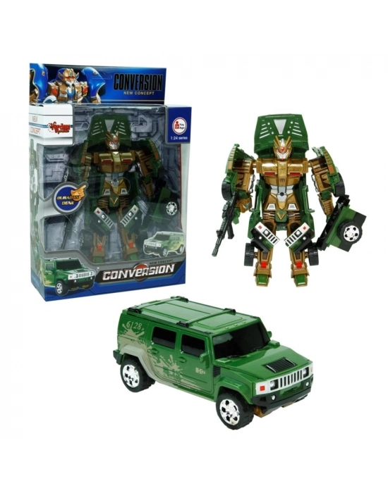 ® HW-899-1-2-5 KUT. DÖNÜŞEBİLEN ROBOT JEEP 1:24 -VRD