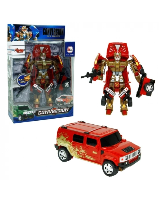 ® HW-899-1-2-5 KUT. DÖNÜŞEBİLEN ROBOT JEEP 1:24 -VRD