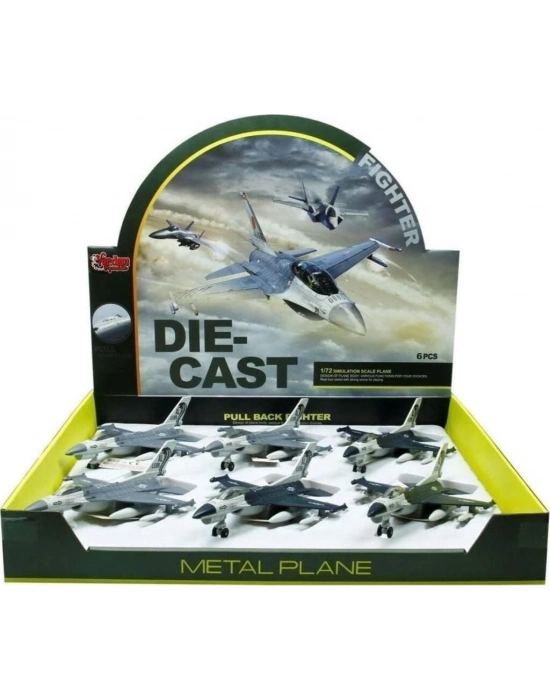 HW777-16 - Ç/B SAVAŞ UÇAK METAL KUTULU