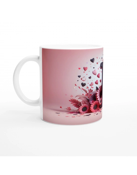 I Harfi Duru Tasarımlı Alfabe Kupa Bardak