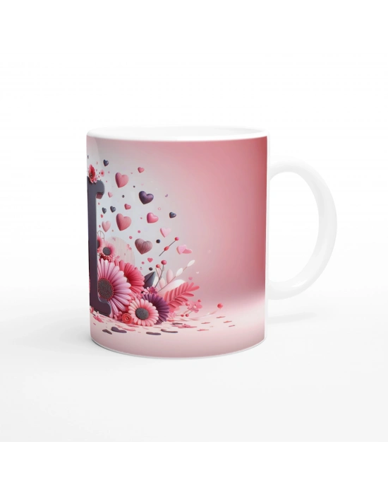 I Harfi Duru Tasarımlı Alfabe Kupa Bardak