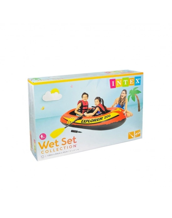 IB58331 Intex Explorer Bot 200 Set (Kürek Pompa) 185x94x41 cm