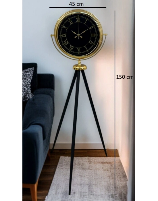 ® İhtişam Gold Tripod Ayaklı Saat