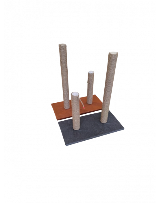 İkili Kedi Tırmalama Tahtası 40 cm - 70  cm Çeşitli Renklerde