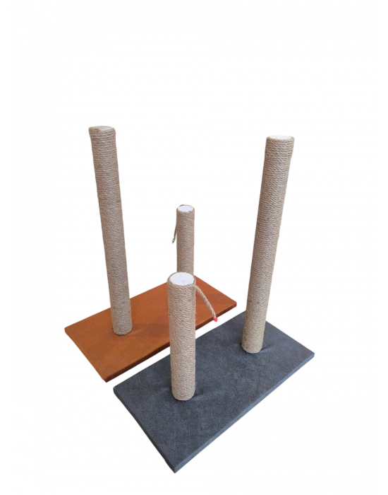 İkili Kedi Tırmalama Tahtası 40 cm - 70  cm Çeşitli Renklerde