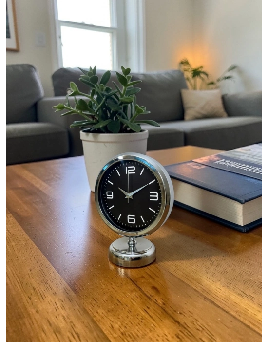 Imperial 25 x 20 Cm Metal Krom Masa Saati