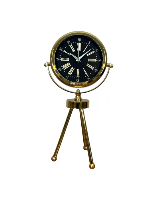 ® Imperial Gold Üç Ayaklı Metal Masa Saati