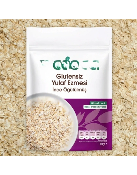 İnce Öğütülmüş Glutensiz Yulaf Ezmesi 300 Gr