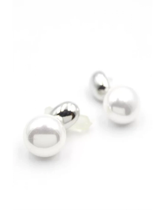 İncili Küpe - Gümüş