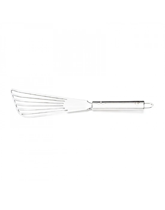 İnoks Eğri Krep Spatulası Krep Omlet Çevirici