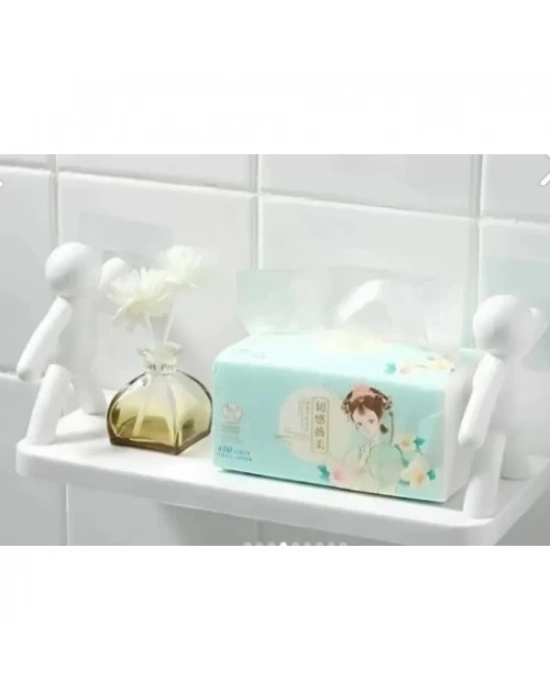 İnsan Figürlü Yapışkanlı Çok Amaçlı Duvar Rafı