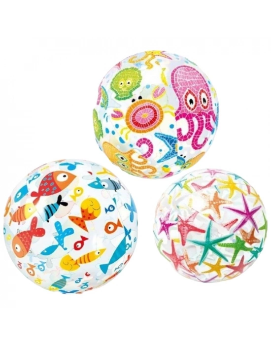 İntex 51 Cm Meyve Desenli Deniz Topu - 59040