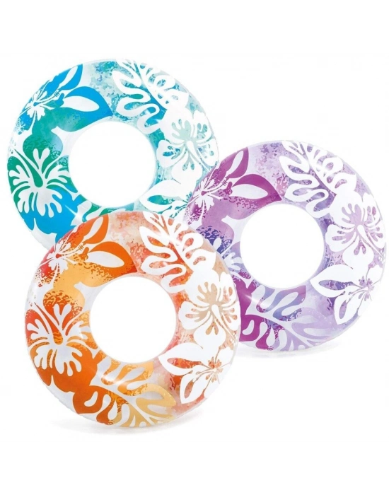 İntex Çiçek Desenli Tutunmalı Simit 76 Cm - 59251