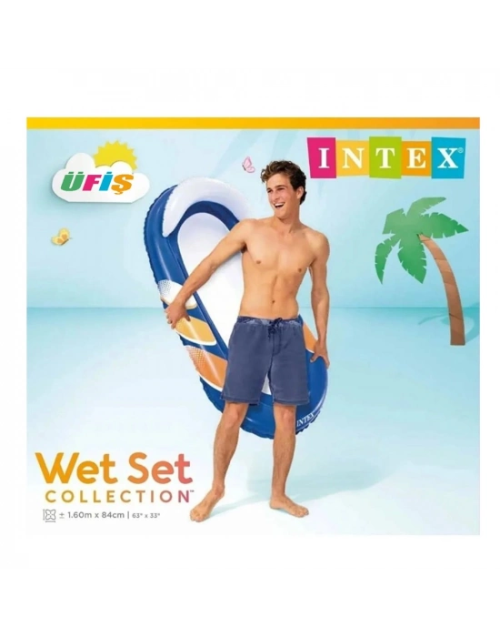 Intex Fileli Şişme Deniz Yatağı 160x84cm - 58848