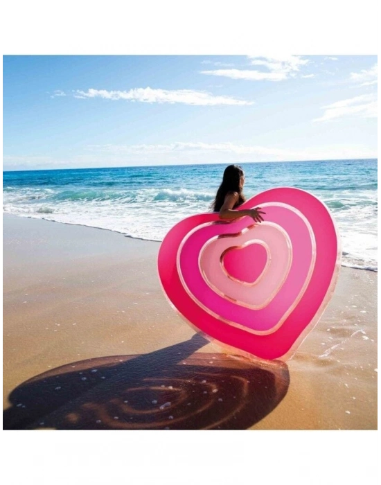 Intex Kalp Şekilli Ada Yatak 155cm - 58727