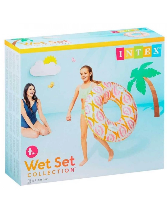 İntex Sonsuzluk Desenli Tutunmalı Simit 114 Cm - 56269