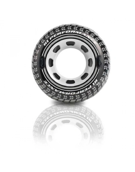 Intex Tutunmalı Deniz Simiti Araba Lastiği Desenli 114cm - 56268