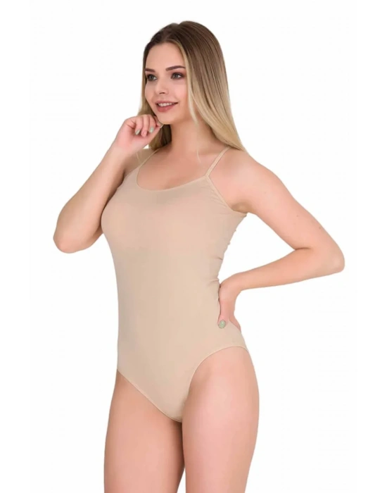 İp Askılı Kadın Çıtçıtlı Kancalı Body Ten 2081B