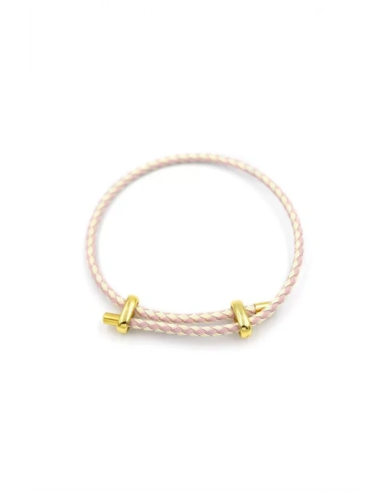 İp Bileklik - Açık Pembe