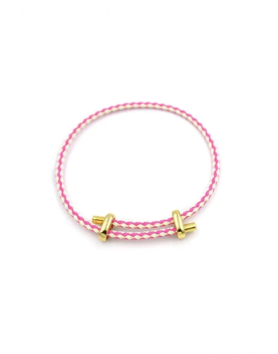 İp Bileklik - Fuşya