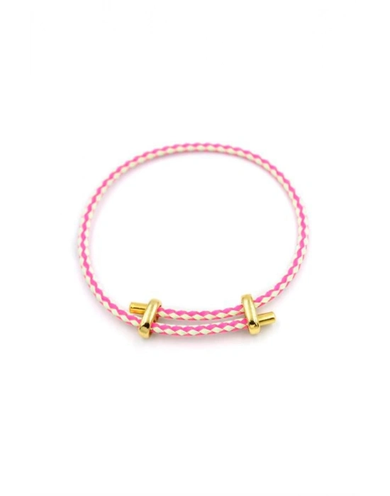 İp Bileklik - Fuşya