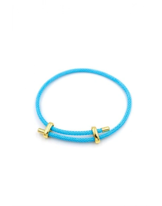 İp Bileklik - Mavi