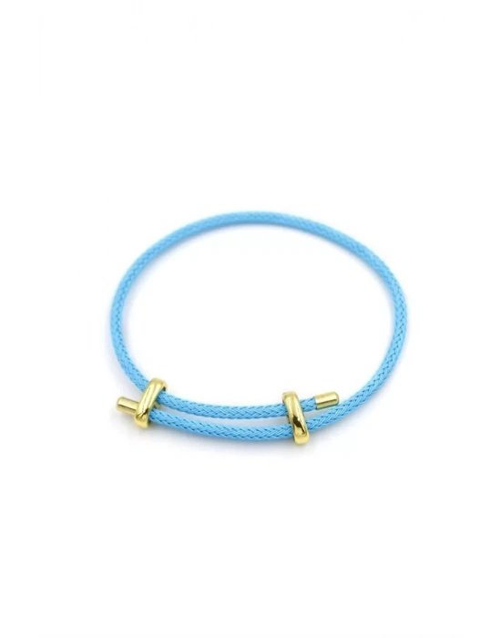 İp Bileklik - Mavi