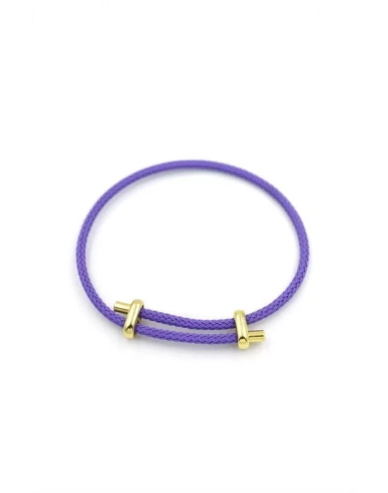 İp Bileklik - Mor