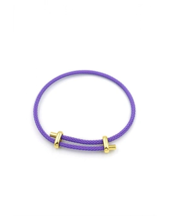 İp Bileklik - Mor