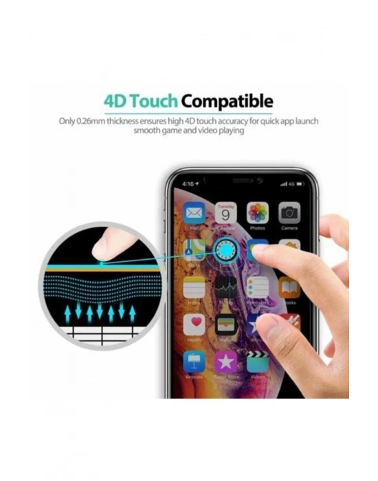 Iphone 11 Pro Uyumlu Hayalet Ekran Gizli Tam Kaplayan Kırılmaz Cam Seramik Ekran Koruyucu Film