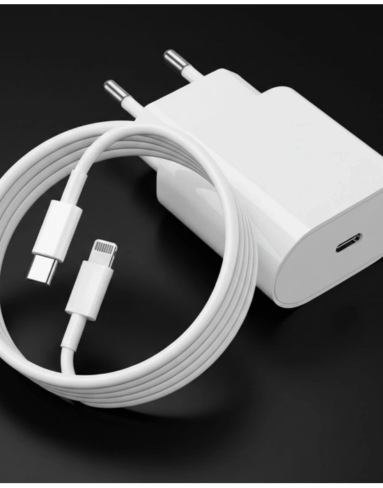 ® iPhone 13 12 11 XR XS X SE 2022 2020 20W Lightning Şarj Cihazı