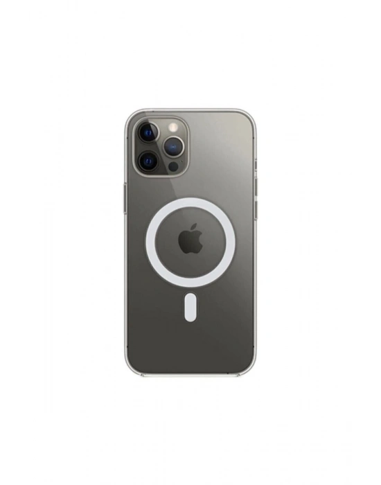 Iphone 13 Kılıf Kamera Lens Korumalı Magsafe Destekli Şeffaf Darbe Emici Sert Kapak