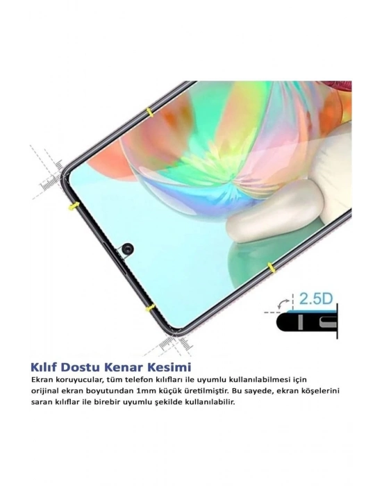 Iphone 13 Pro Max Uyumlu Premium Ekran Koruyucu 9h Sert Temperli Kırılmaz Cam Koruma Şeffaf