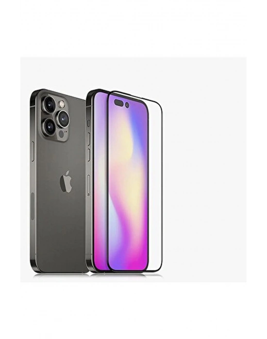 Iphone 14 Pro Max Uyumlu 9d Tam Kaplayan Parmak Izi Bırakmayan Ekran Koruyucu Film