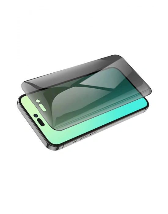 Iphone 14 Pro Max Uyumlu Hayalet Ekran Gizli Tam Kaplayan Kırılmaz Cam Seramik Ekran Koruyucu Film