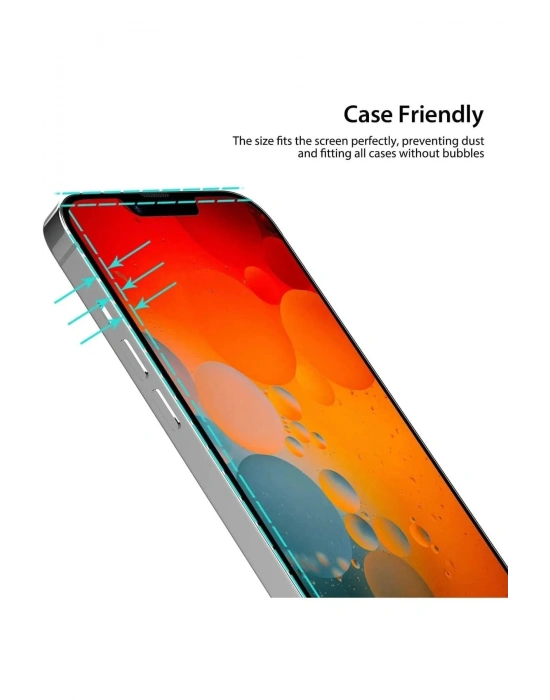 Iphone 14 Pro Max Uyumlu Hayalet Ekran Gizli Tam Kaplayan Kırılmaz Cam Seramik Ekran Koruyucu Film