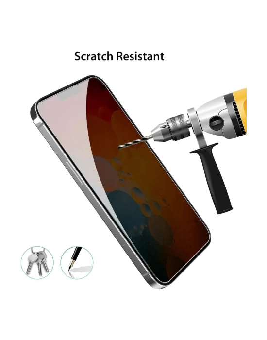 Iphone 14 Pro Max Uyumlu Hayalet Ekran Gizli Tam Kaplayan Kırılmaz Cam Seramik Ekran Koruyucu Film