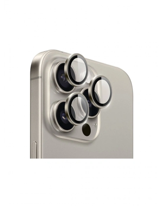 İphone 16 Pro Kamera Lens Koruyucu Naturel