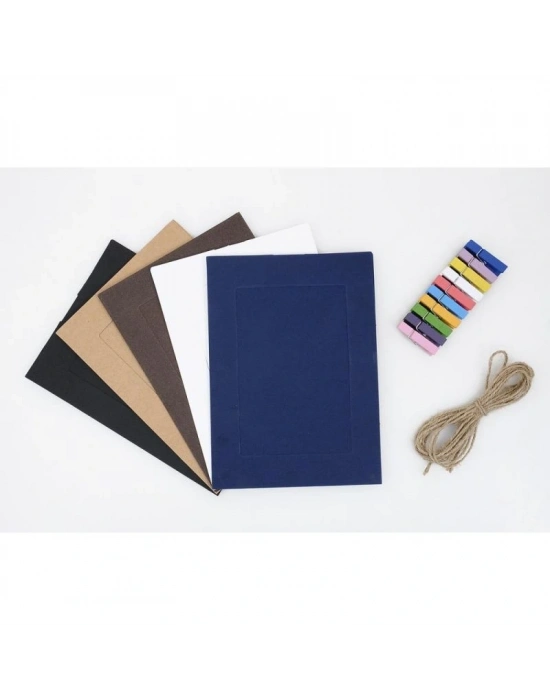 İpli Mandallı Fotoğraf Albümü Ve Fotoğraf Çerçevesi