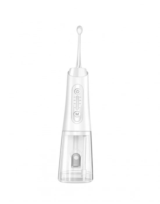 IPX7 Su Geçirmez Şarjlı Ağız Duşu 320 ml Su Tanklı Ayarlanabilir Basınçlı