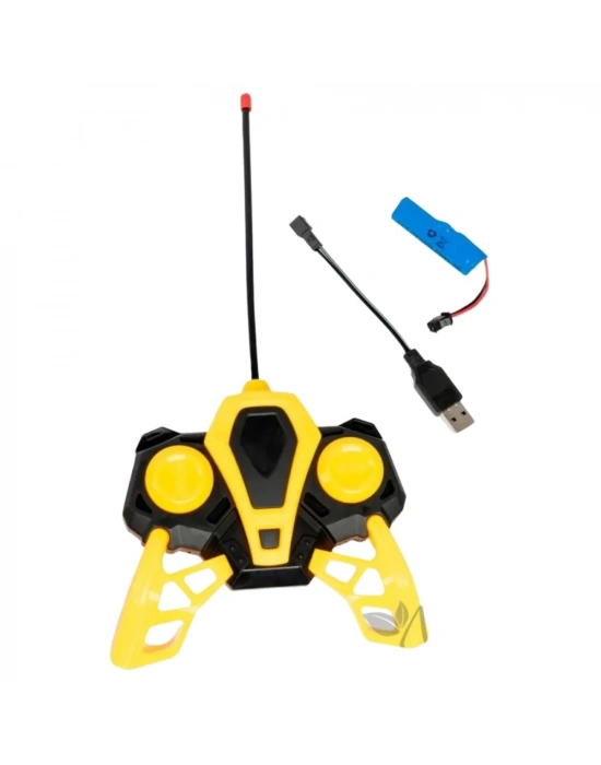 İş Makinaları Serisi - Şarjlı Uzaktan Kumandalı Excavator - Sarı