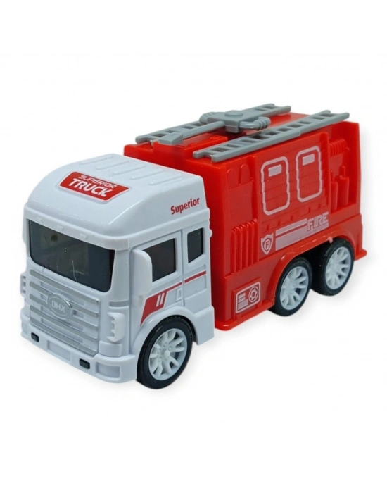 İş Makinaları Serisi - Sürtmeli İtfaiye Aracı 12 cm  - Panzer