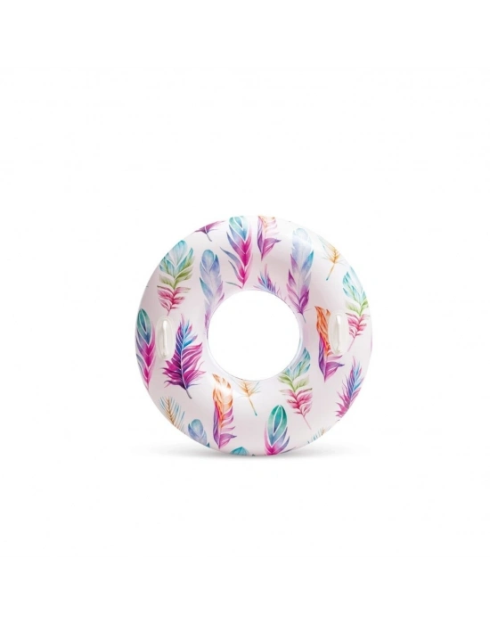 ISC58263 Intex Tutmaçlı Desenli Simit 97 cm