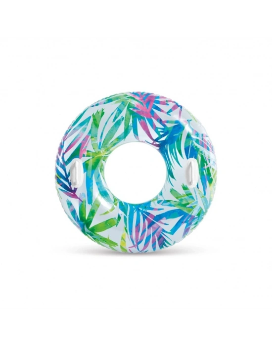 ISC58263 Intex Tutmaçlı Desenli Simit 97 cm